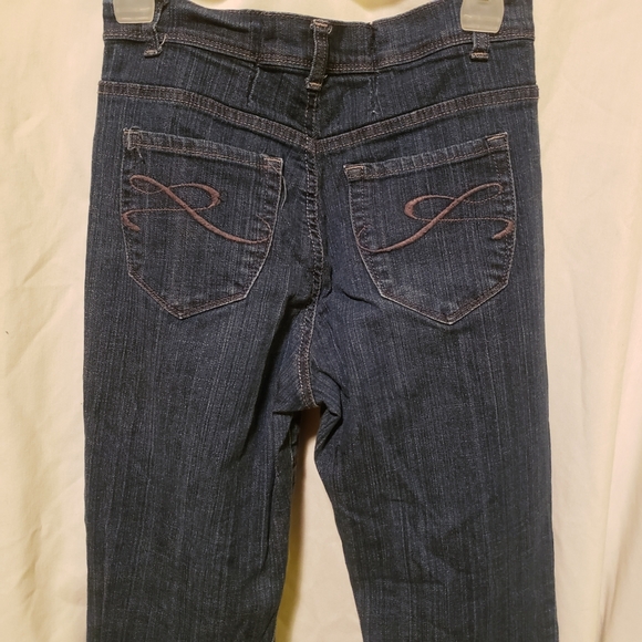 Style & Co Tummy Control Boot Cut Dark Blue Jeans - Picture 7 of 11